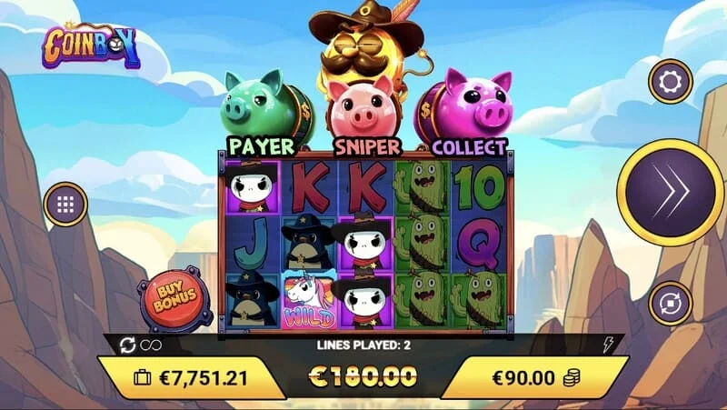 Coinboy - cash collector in action